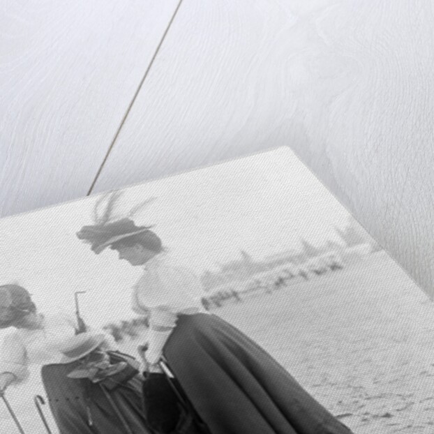 Two Ladies Minding the Boots by Andrew Pitcairn-Knowles