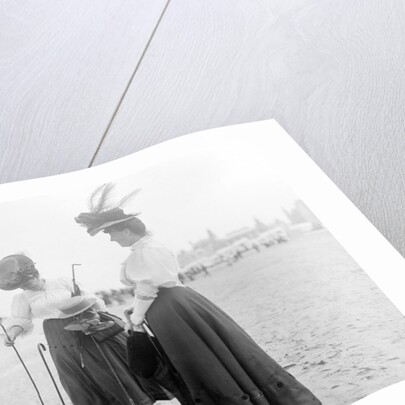 Two Ladies Minding the Boots by Andrew Pitcairn-Knowles