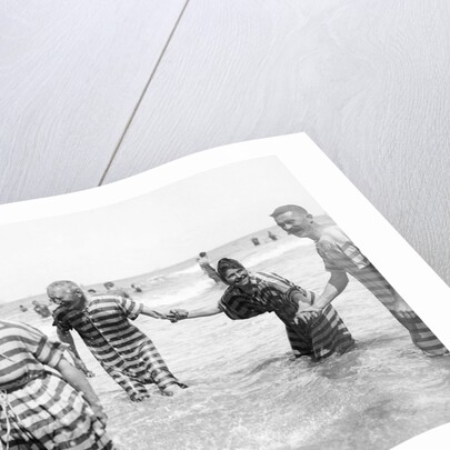 Five Striped Bathers by Andrew Pitcairn-Knowles