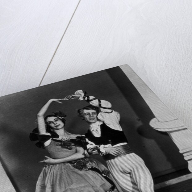 Alicia Markova and Stanislas Idzikowski in Les Rendezvous at the Sadler's Wells Theatre by J.W.Debenham