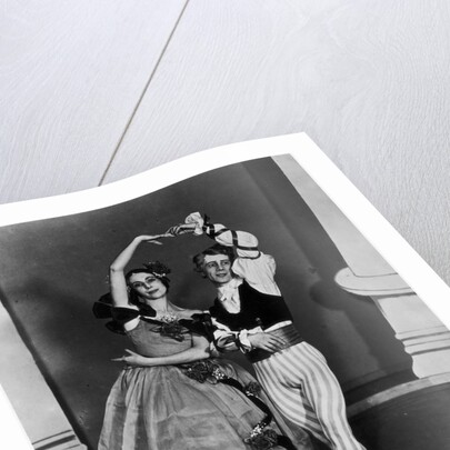 Alicia Markova and Stanislas Idzikowski in Les Rendezvous at the Sadler's Wells Theatre by J.W.Debenham
