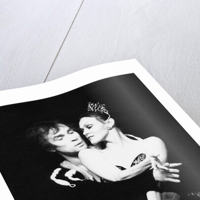 Rudolf Nureyev and Lesley Collier in Tchaikovsky's Swan Lake at the Royal Opera House by Anthony Crickmay