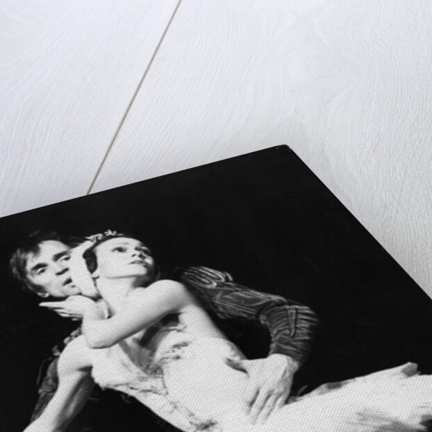 Rudolf Nureyev and Lesley Collier in Tchaikovsky's Swan Lake at the Royal Opera House by Anthony Crickmay