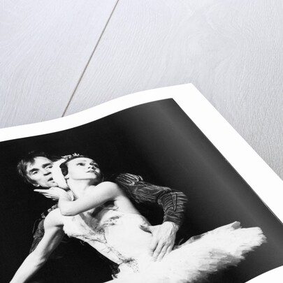 Rudolf Nureyev and Lesley Collier in Tchaikovsky's Swan Lake at the Royal Opera House by Anthony Crickmay