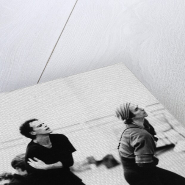 Rudolf Nureyev and Anthony Dowell rehearsing The Tempest by Anthony Crickmay