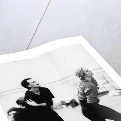 Rudolf Nureyev and Anthony Dowell rehearsing The Tempest by Anthony Crickmay