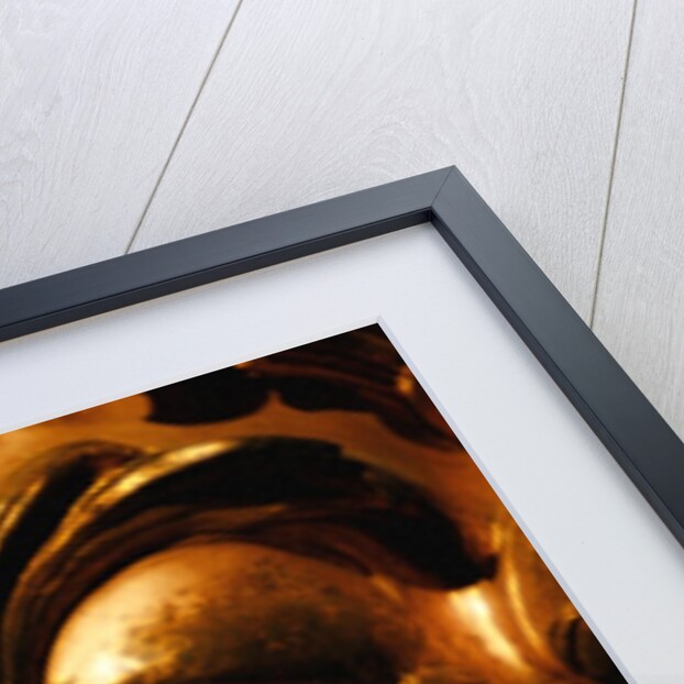 Gilt bronze mask by Stuart Cox