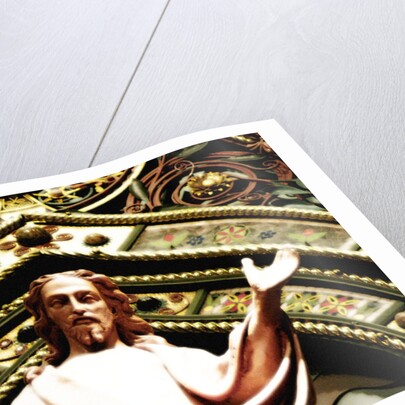 The Hereford Screen, detail of Jesus Christ by Stuart Cox
