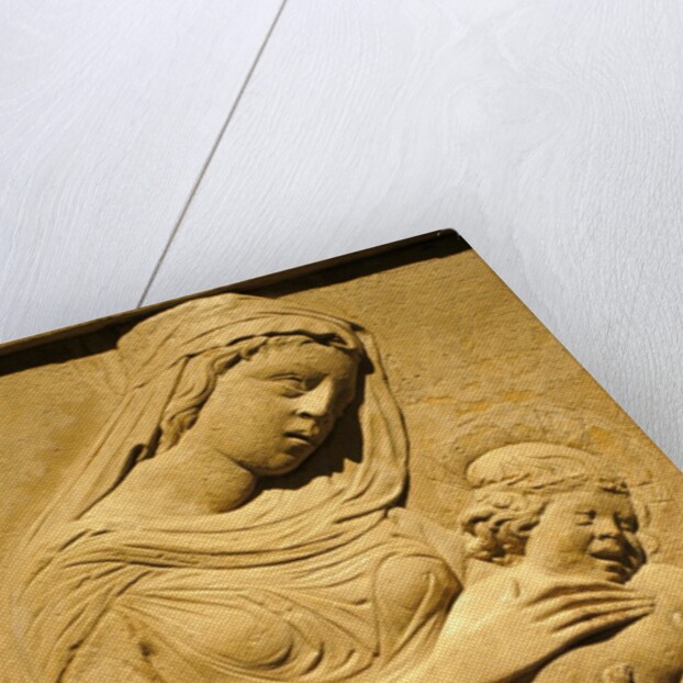 Virgin and Child with two angels, detail by Stuart Cox