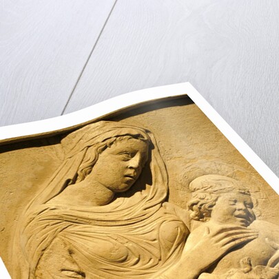 Virgin and Child with two angels, detail by Stuart Cox