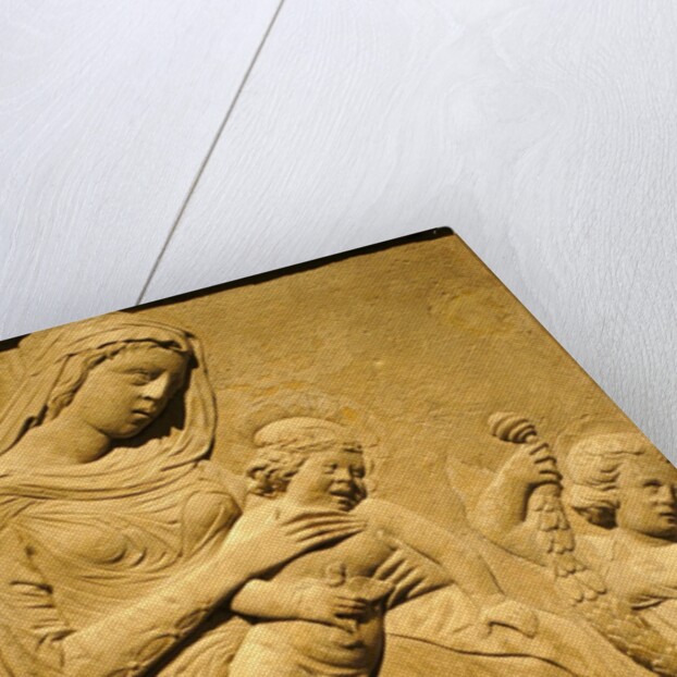 Virgin and Child with two angels, detail by Stuart Cox