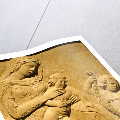 Virgin and Child with two angels, detail by Stuart Cox