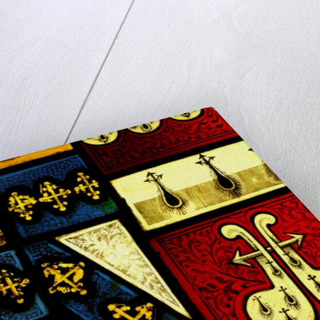 The Arms of Beaupre & Meeres, detail by Stuart Cox
