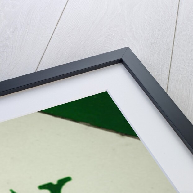 V&A logo on an interior wall of the Royal Toilets in the V&A Museum by Stuart Cox