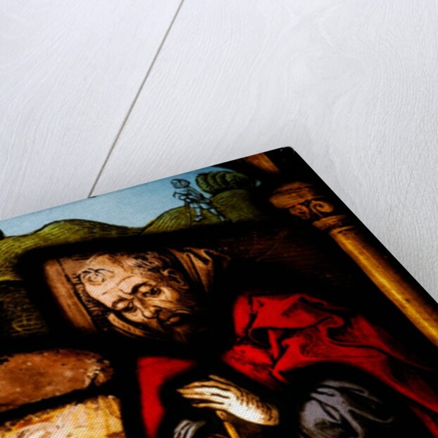 Panel depicting The Virgin Mary and St by Stuart Cox