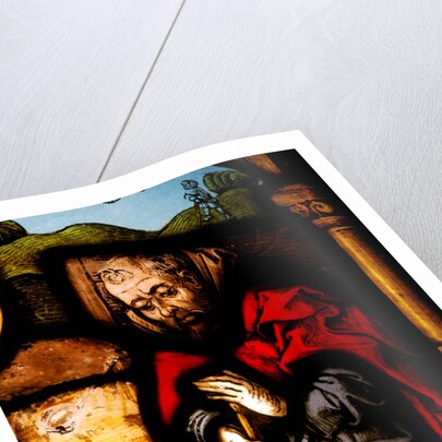 Panel depicting The Virgin Mary and St by Stuart Cox