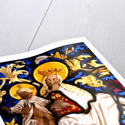 Virgin and Child, from a series of the Mystic marriage of St Catherine by Stuart Cox