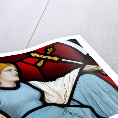 Reclining female bearing a cross by Stuart Cox