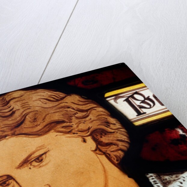 Panel depicting a young man by Stuart Cox