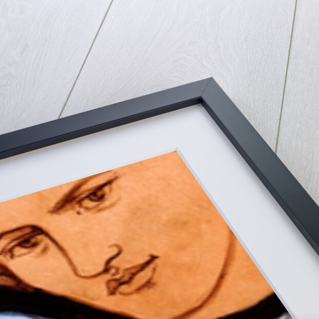 Panel depicting a young man by Stuart Cox