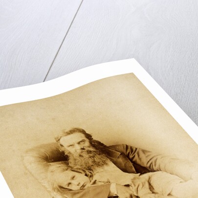William Holman Hunt and his son Cyril by Lewis Carroll
