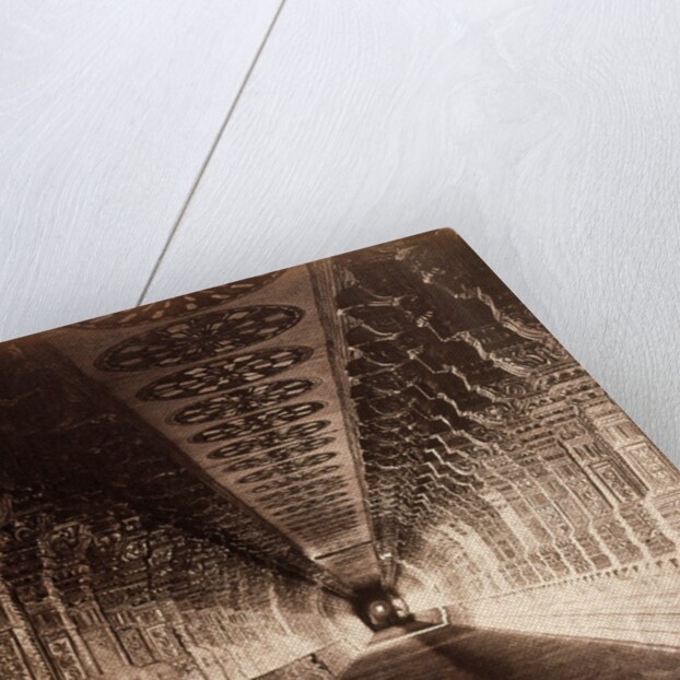 Colonnade at Ramesseum Pagoda by Felice Beato