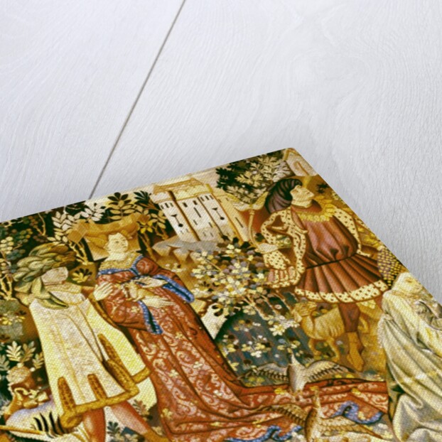 Devonshire Hunting Tapestry detail by Anonymous