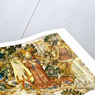 Devonshire Hunting Tapestry detail by Anonymous