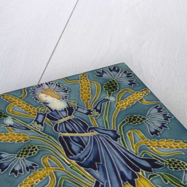 Cornflower tile by Walter Crane