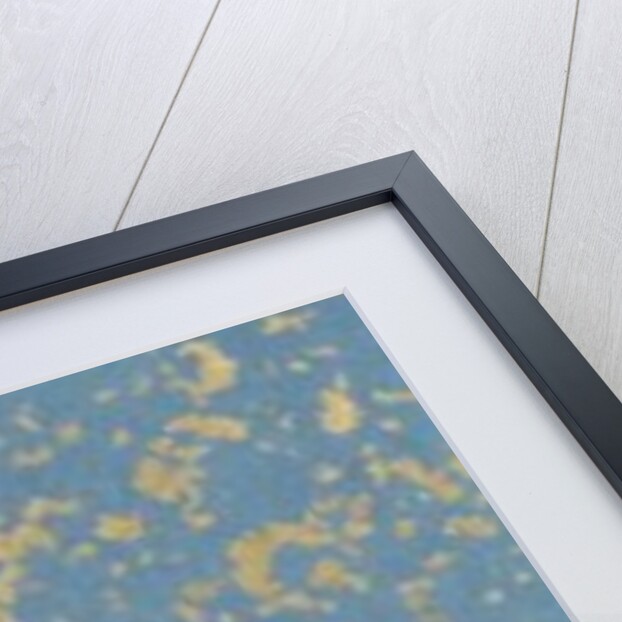 Oriental blue patterned strip by Unknown