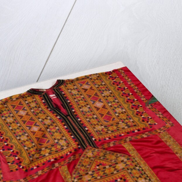 Brahui woman's robe, detail by Anonymous