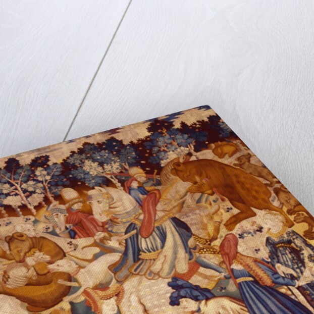 Devonshire Hunting Tapestry detail by Anonymous