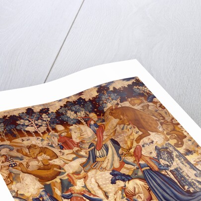 Devonshire Hunting Tapestry detail by Anonymous