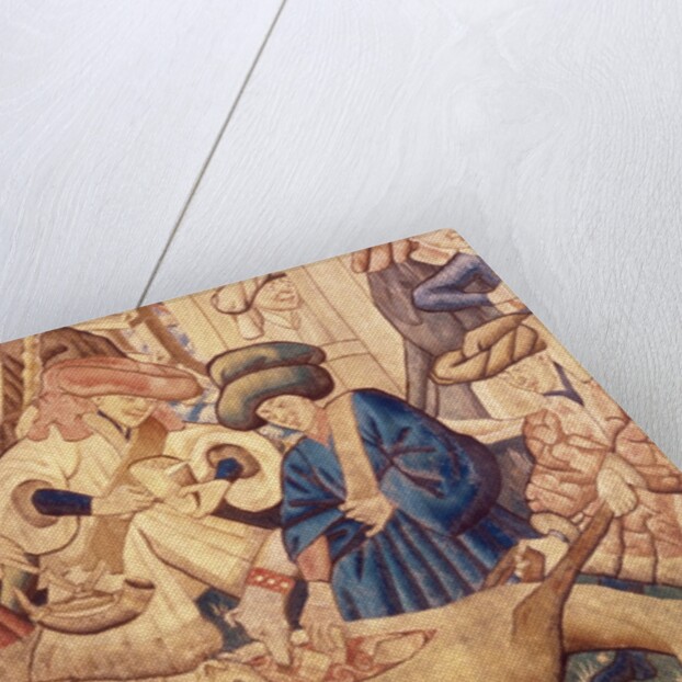 Devonshire Hunting Tapestry detail by Anonymous