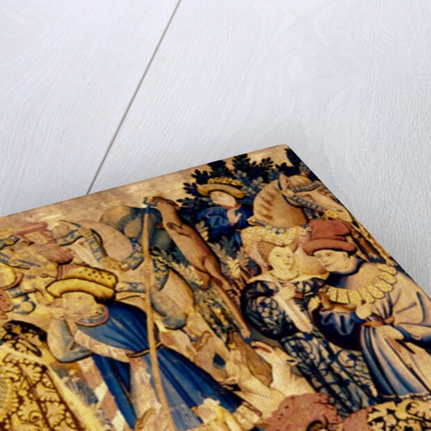 Devonshire Hunting Tapestry detail by Anonymous