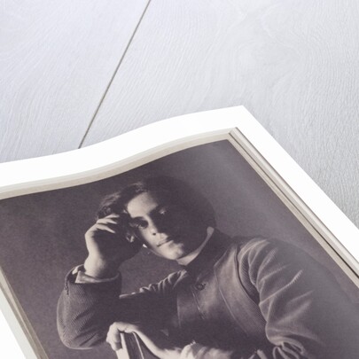 Kahlil Gibran with Book by Fred Holland Day
