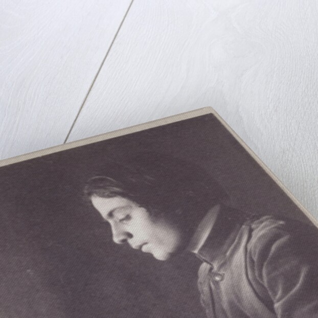 Kahlil Gibran (1883-1931) with Book (side view) by Fred Holland Day