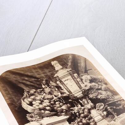 Still life with Parian vase and Chinese casket by Roger Fenton