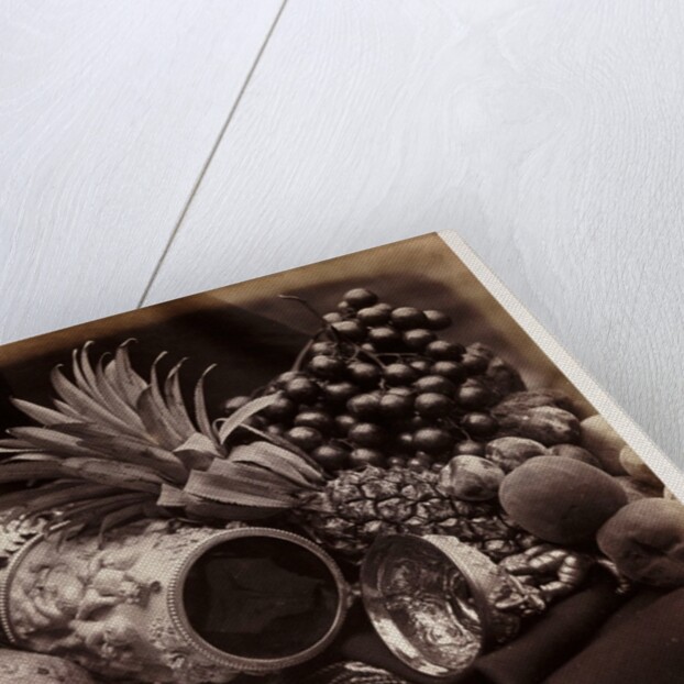 Ivory tankard and fruit by Roger Fenton