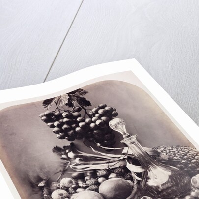 Decanter and fruit by Roger Fenton