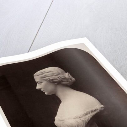 Marble female bust by Roger Fenton