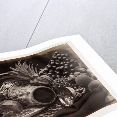 Still life with ivory tankard and fruit by Roger Fenton