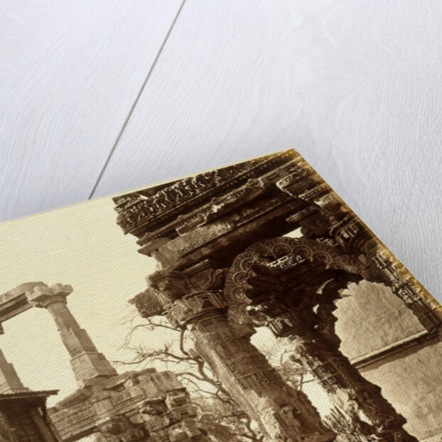 Ruins of the Rudra Mahalaya at Siddhpur by Samuel Bourne