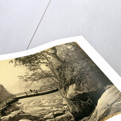 Bridge over Rungoo below Ging by Samuel Bourne