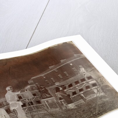 Reading Establishment (left hand side of panorama) by William Henry Fox Talbot