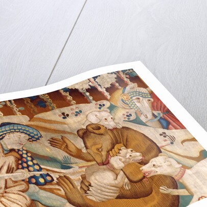 Devonshire Hunting Tapestry detail by Anonymous