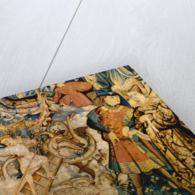Devonshire Hunting Tapestry detail by Anonymous