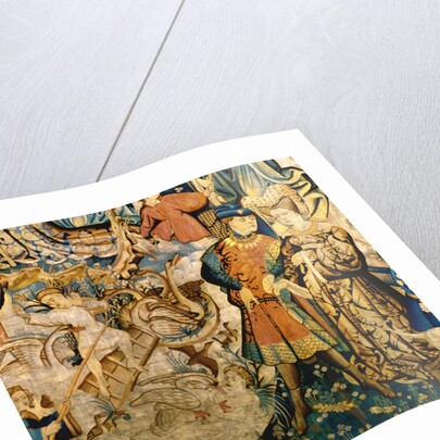 Devonshire Hunting Tapestry detail by Anonymous