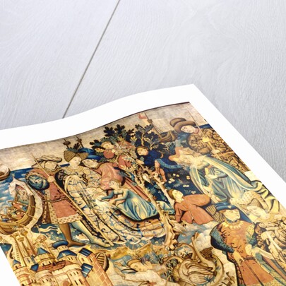 Devonshire Hunting Tapestry detail by Anonymous