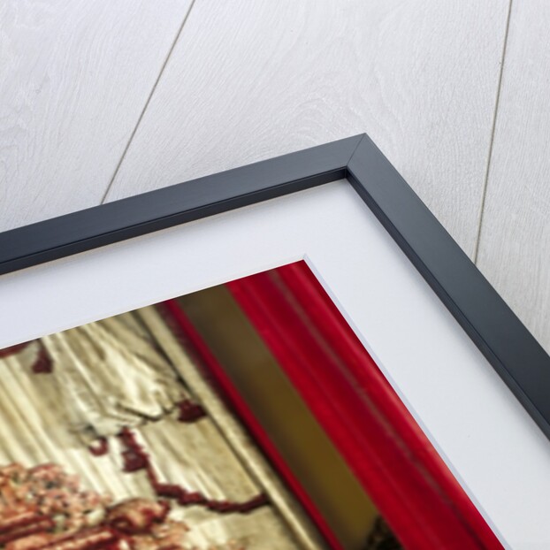 The Melville Bed, detail of headboard by Anonymous